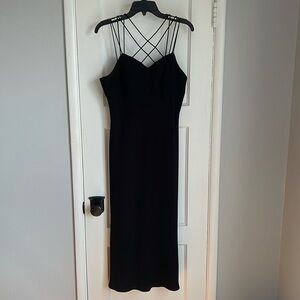 Evan Picone fully lined black dress size 12